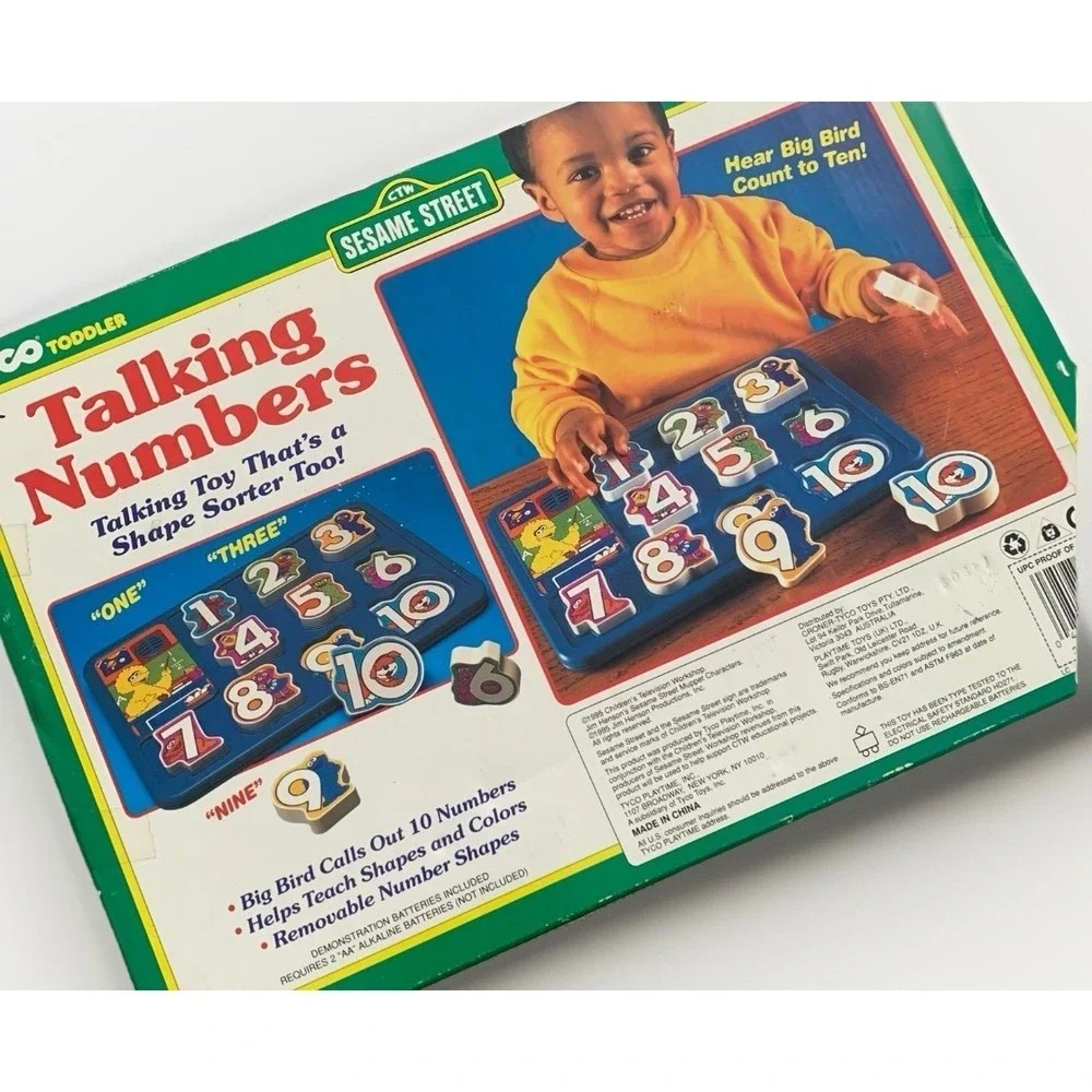 Sesame Street Talking‎ Numbers Count To 10 Tyco Toddler